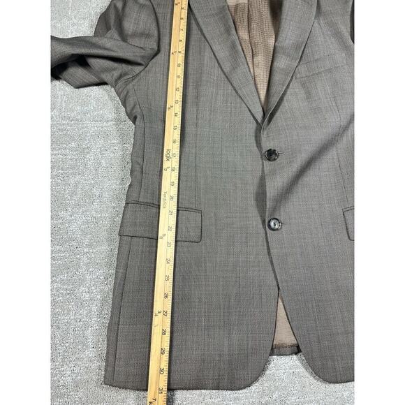 Hugo Boss Mens 100% Virgin Wool Suit Sport Coat Jacket Size 42R - Picture 4 of 10